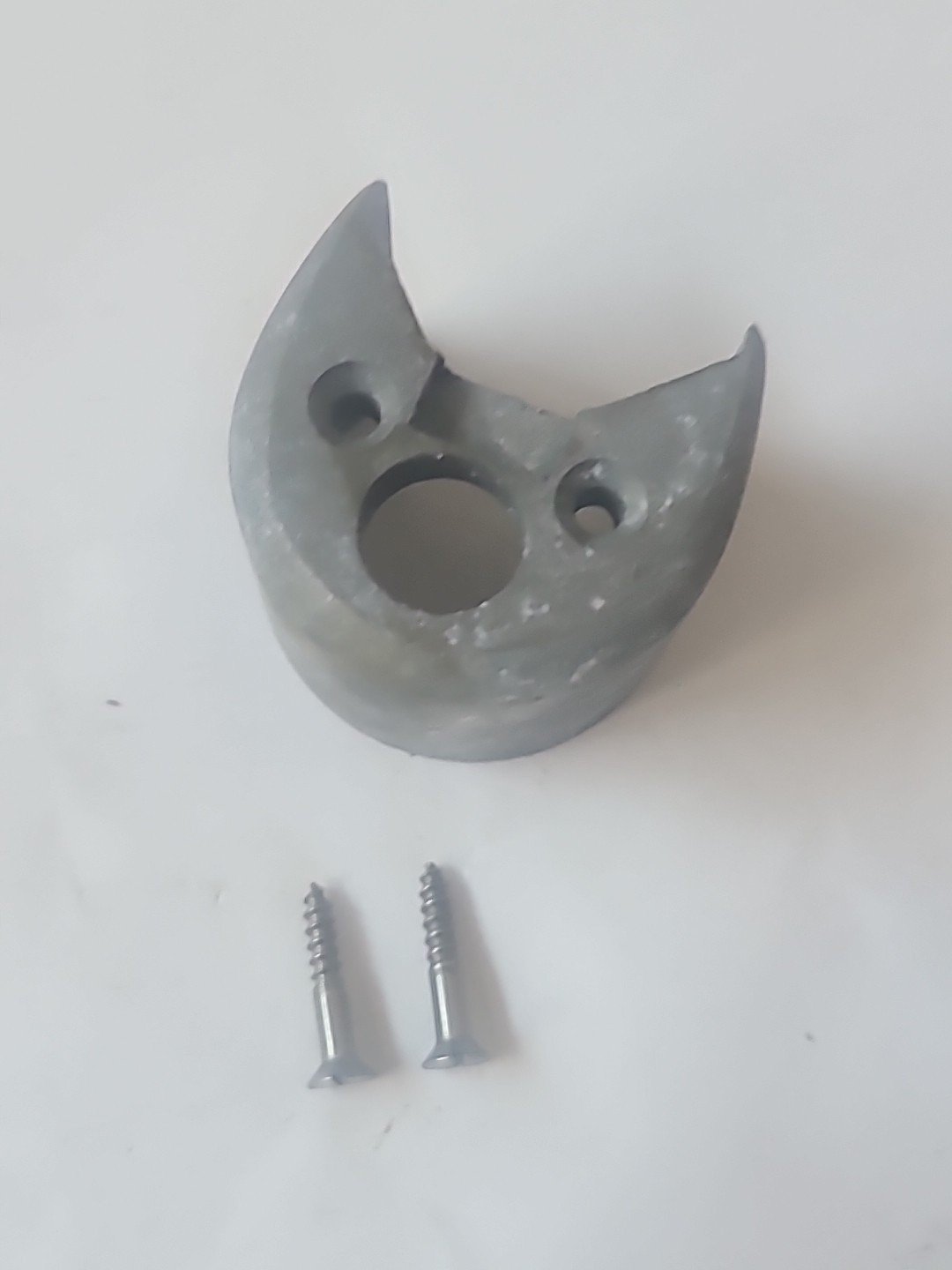 Black Powder CVA Mountain Rifle Pewter Nose Cap. Fits 1" Barrel UNUSED Big Bore