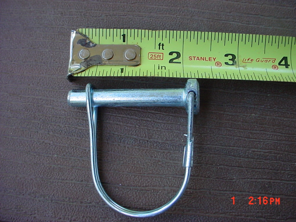 Lot of 25 ROUND SAFETY PINS 5/16" CAMPER AWNING TRAILER HITCH PIN  2 1/4 Inch