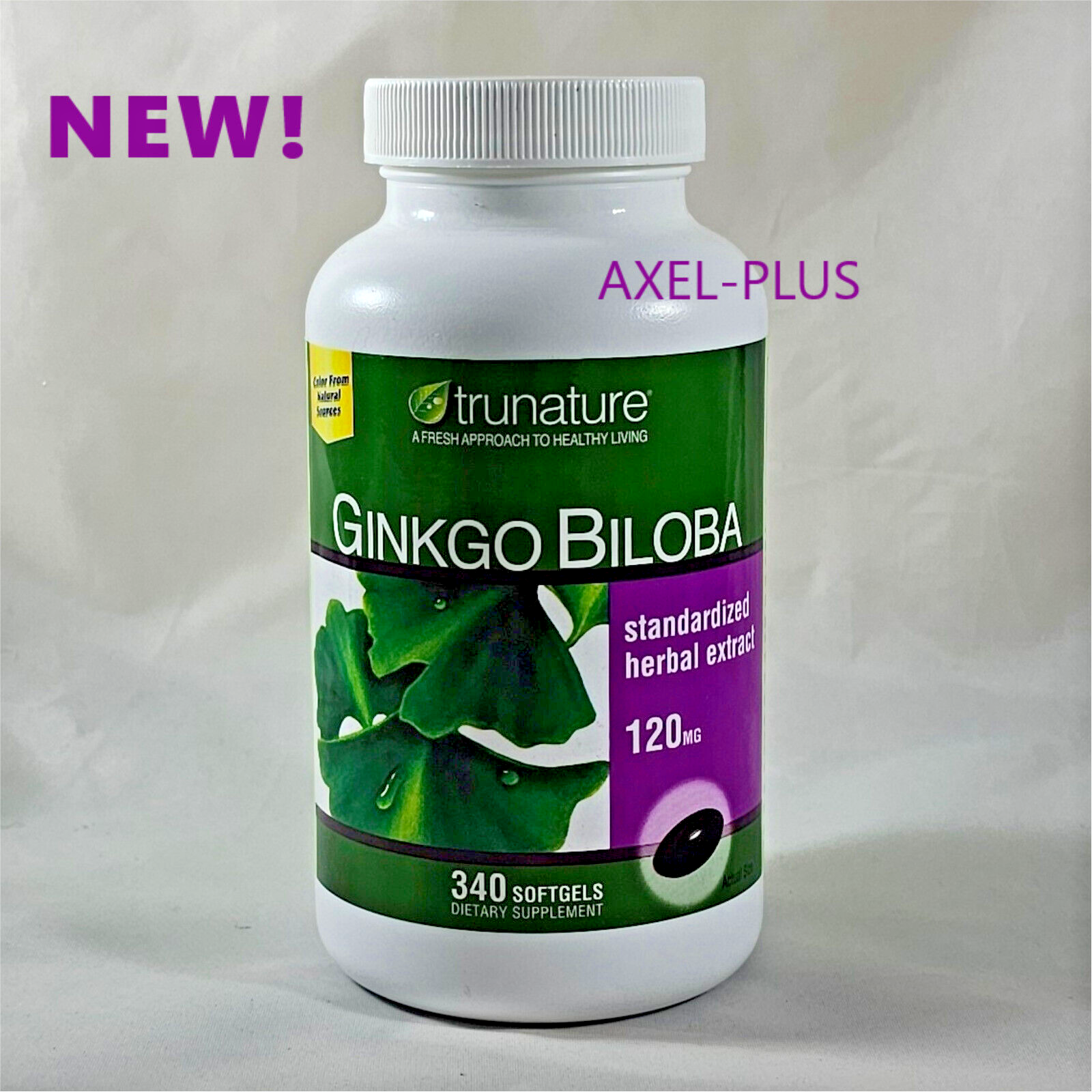 trunature Ginkgo Biloba, 340 Softgels