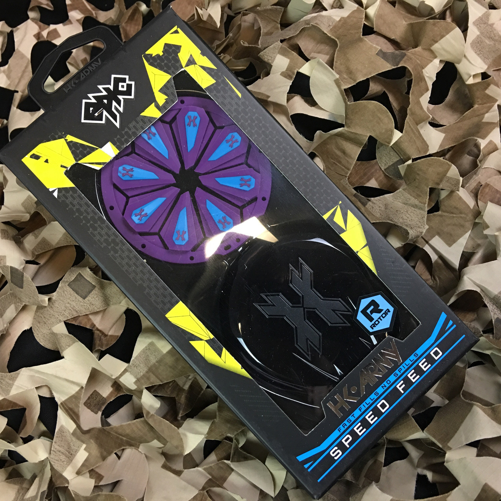 NEW HK Army Epic Rotor Loader Quick Feed Speed Feed 2.0 - Arctic (Purple/Blue)