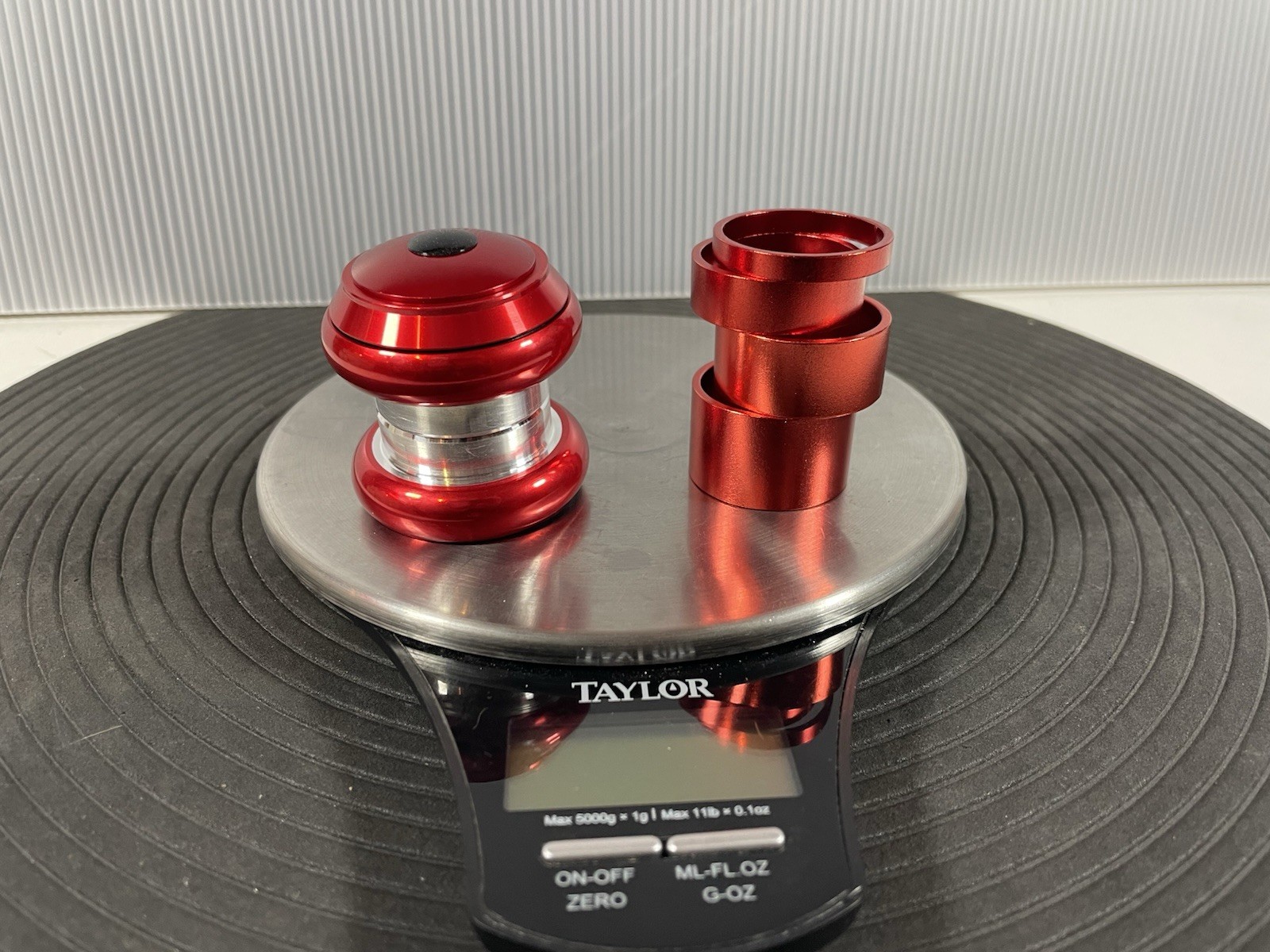 1 1/8” Threadless Klunker Conversion Headset RED With Spacers Old School BMX