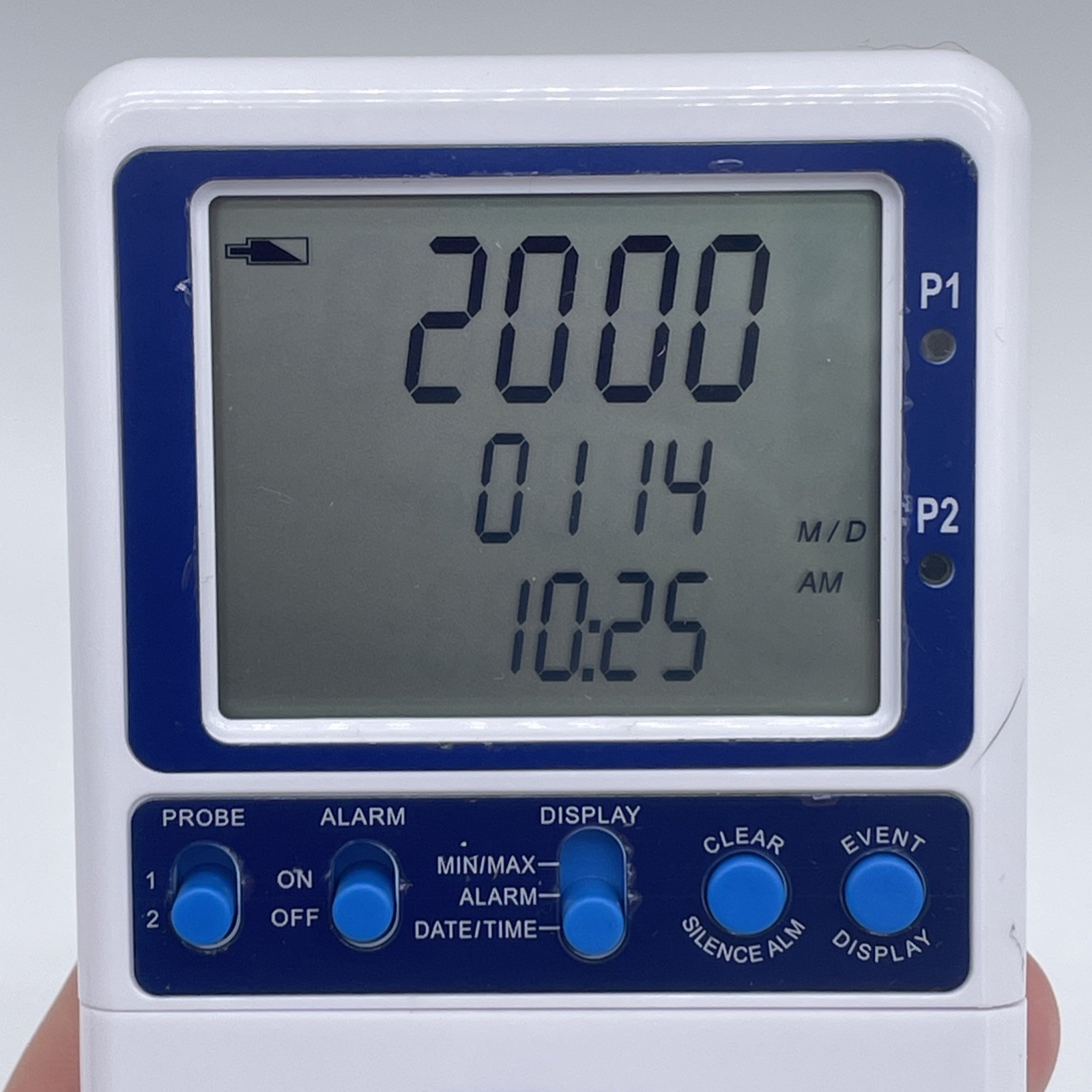 Traceable Excursion-Trac Data Logging Thermometer Only No Probes