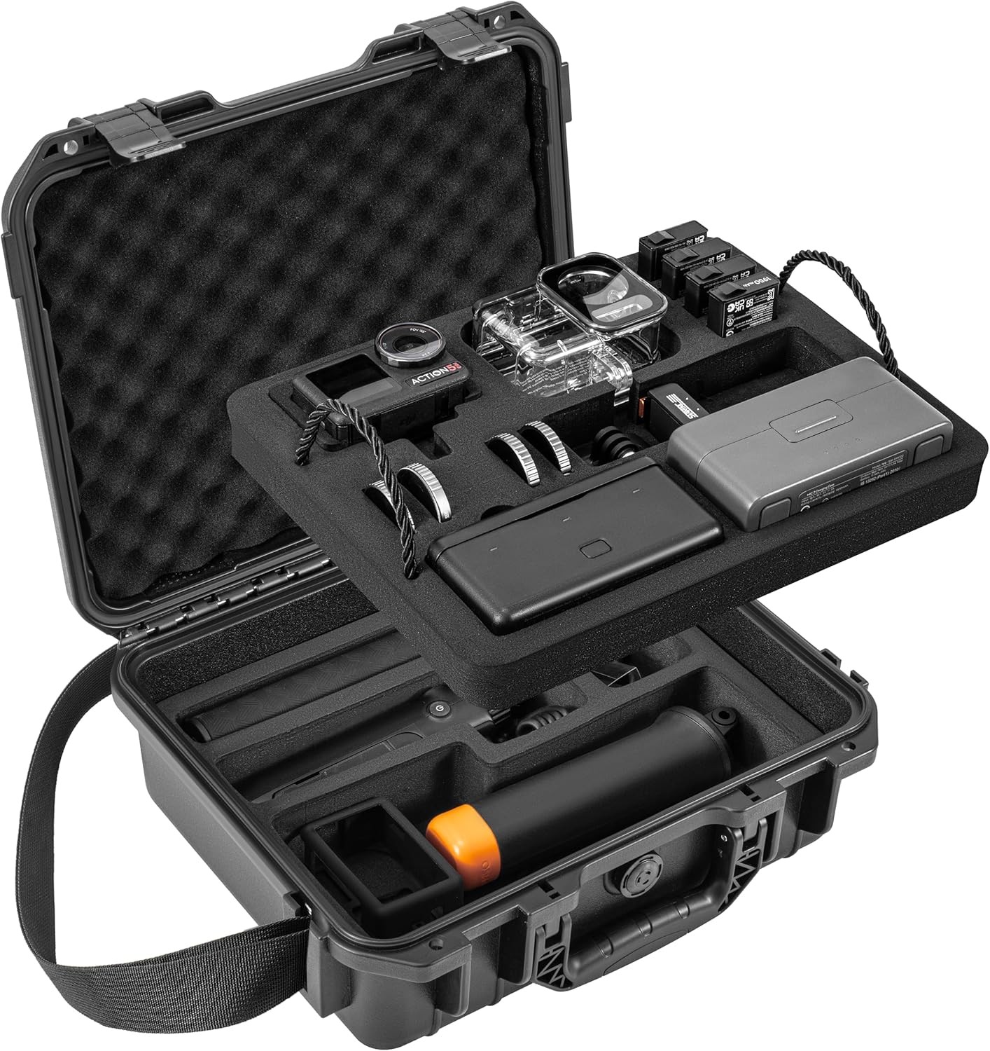 IP67 Hard Dual Layer Case Travel Carry Bag for For DJI Osmo Action 6/5 Pro/4/3