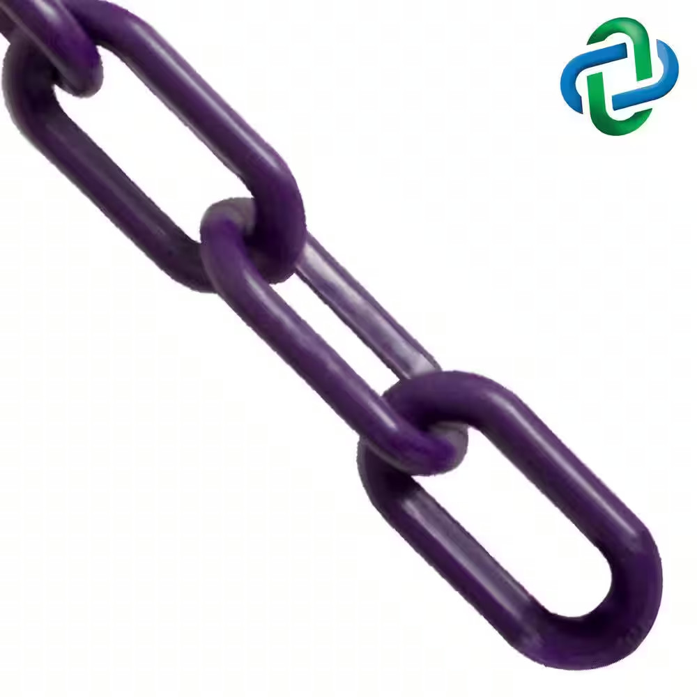 2 In. (54 Mm) X 25 Ft. Purple Heavy-Duty Plastic Barrier Chain