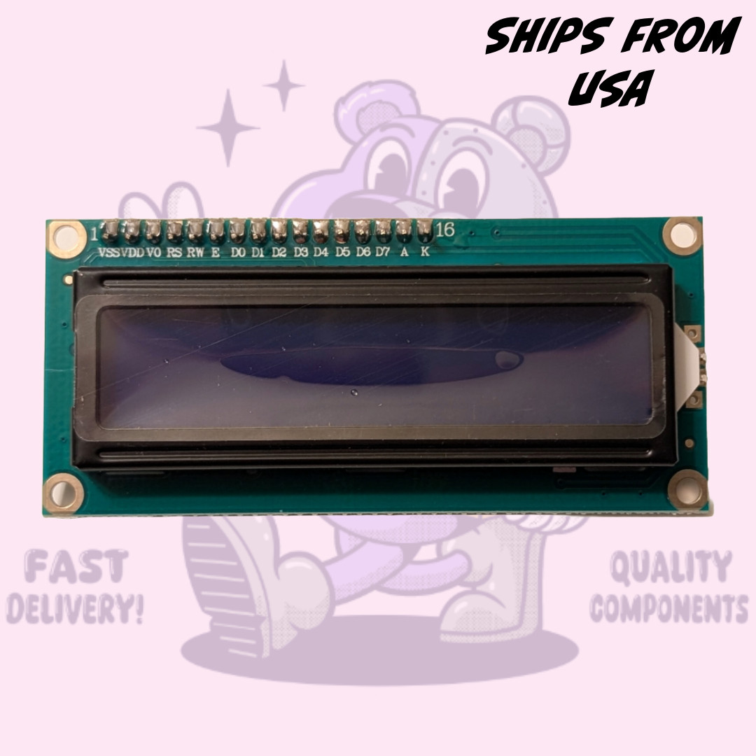 1602 BLUE LCD 16x2 HD44780 with IIC I2C Serial Interface Adapter Module Display