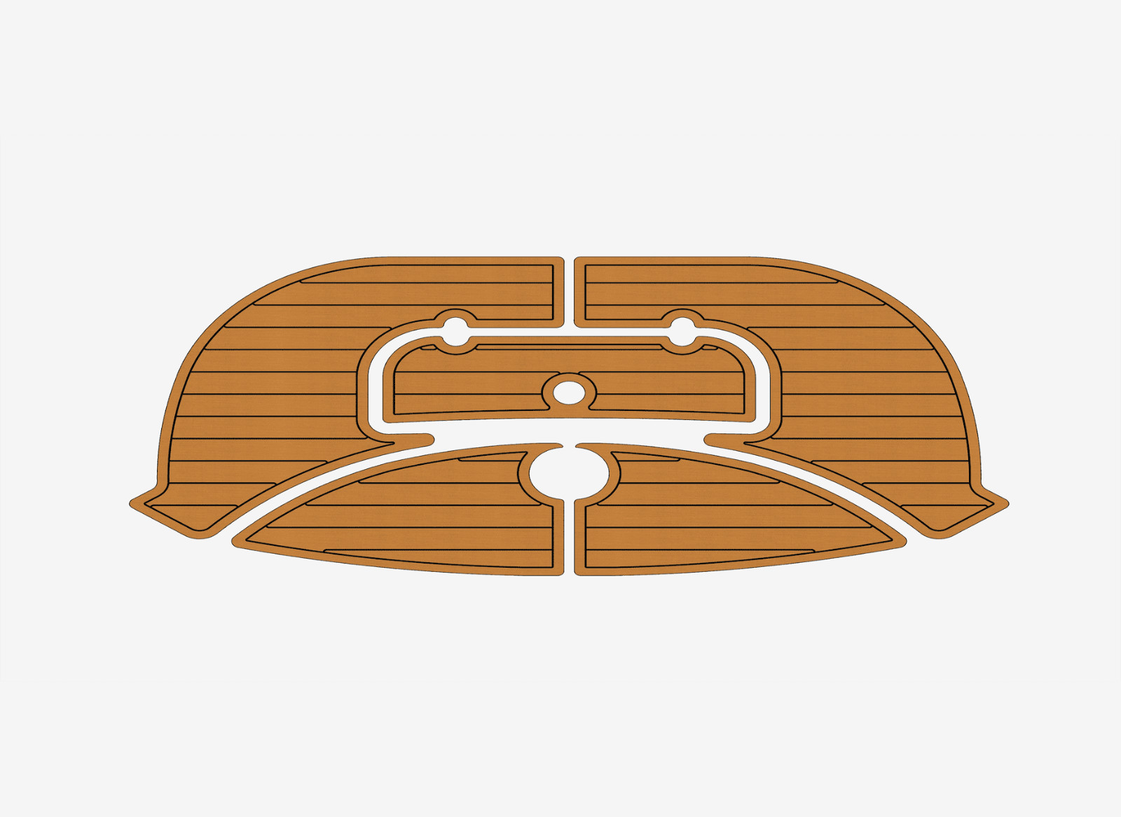 2006-2008 Yamaha AR210 & 212X Anti-slip Custom EVA teak marine deck flooring