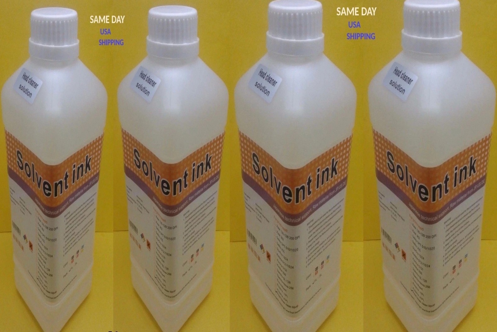4 L  Solvent / ECO SOLVENT Cleaner Solution Roland Mutoh Mimaki  DX4 DX5 dx11