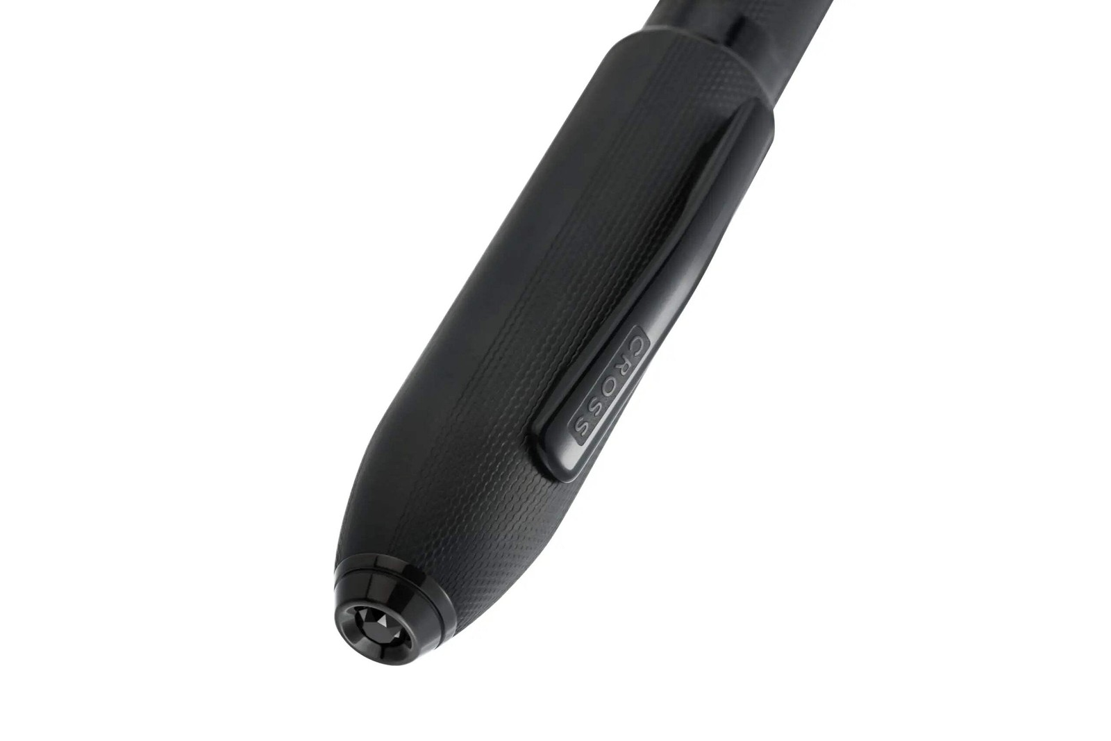 Cross Peerless Diamond Cut Pattern, Black PVD & Swarovski Crystal Rollerball Pen