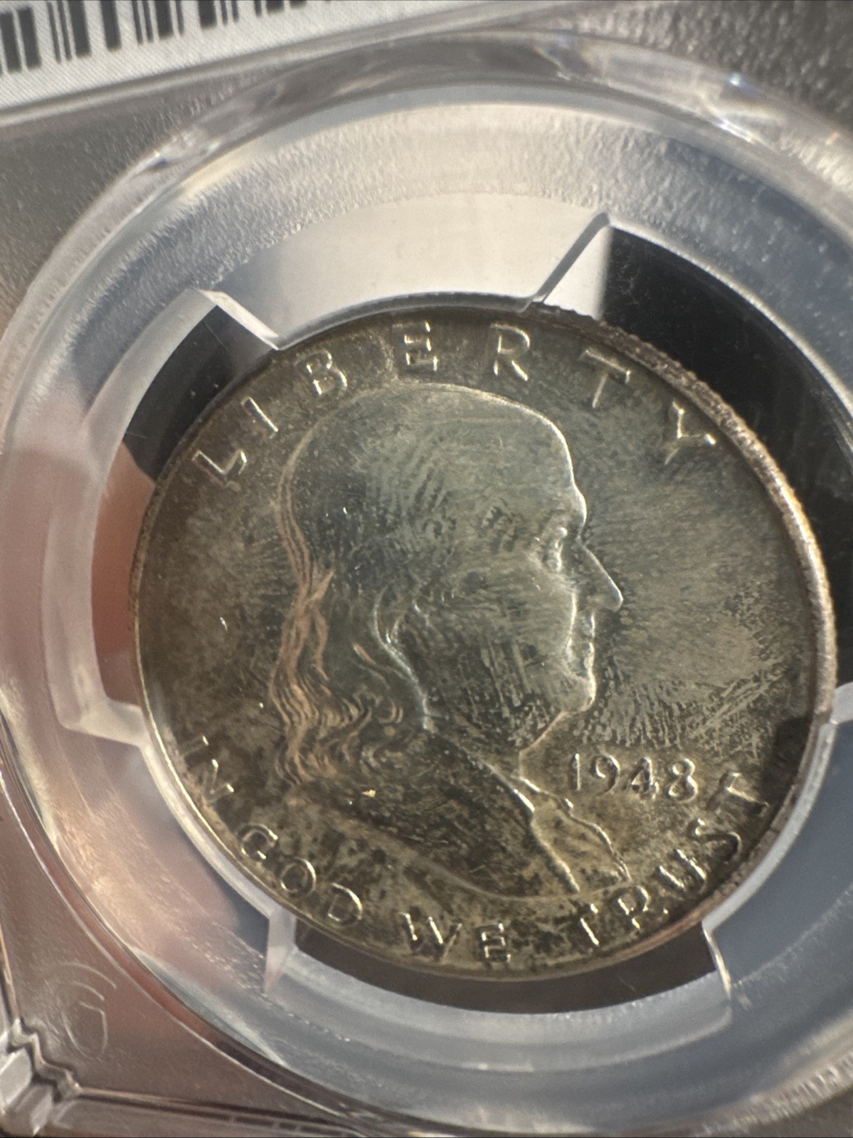 1948-D Franklin Half Dollar PCGS MS64FBL