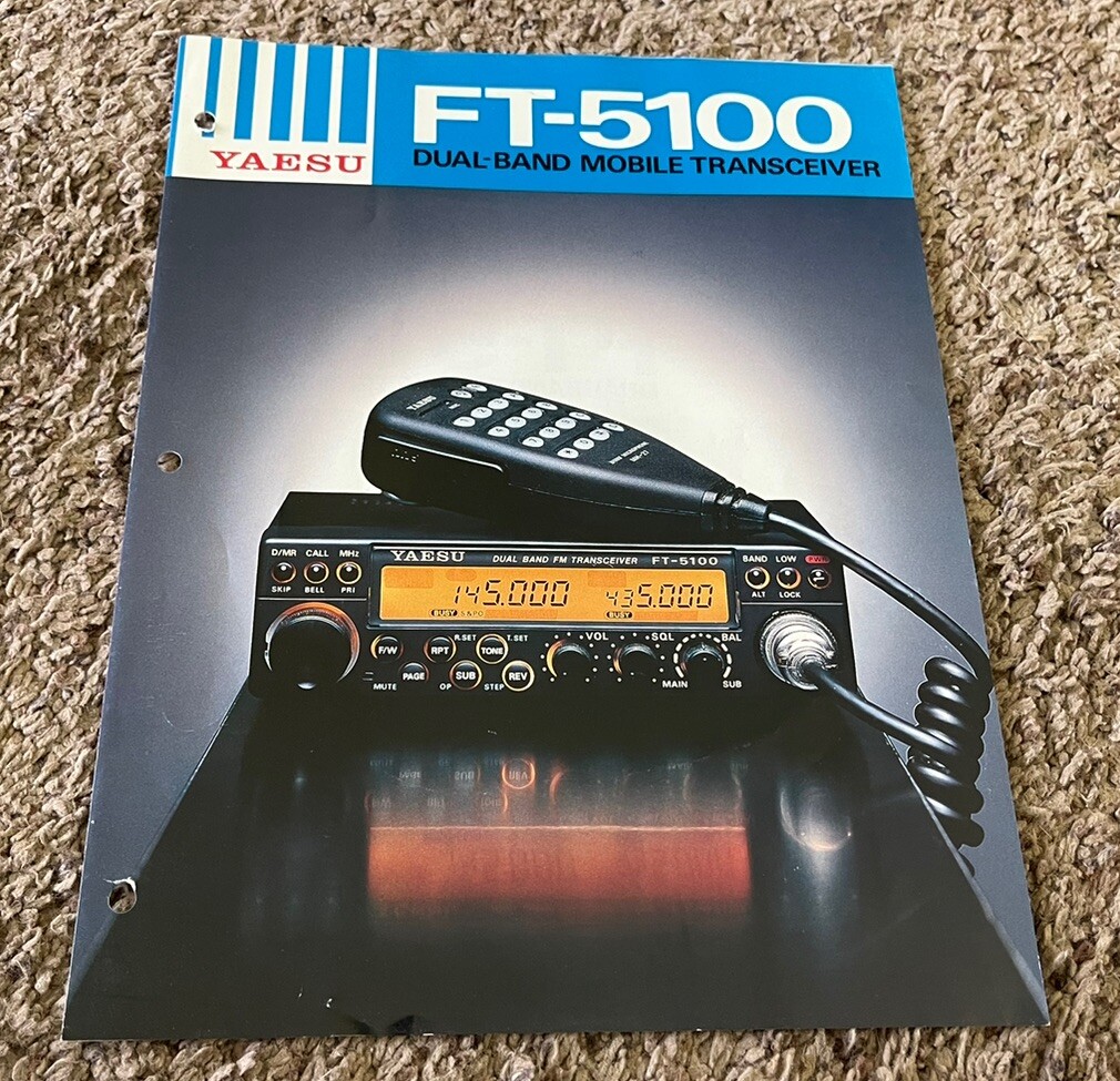 YAESU FT-5100 FM Transceiver Sales Flyer