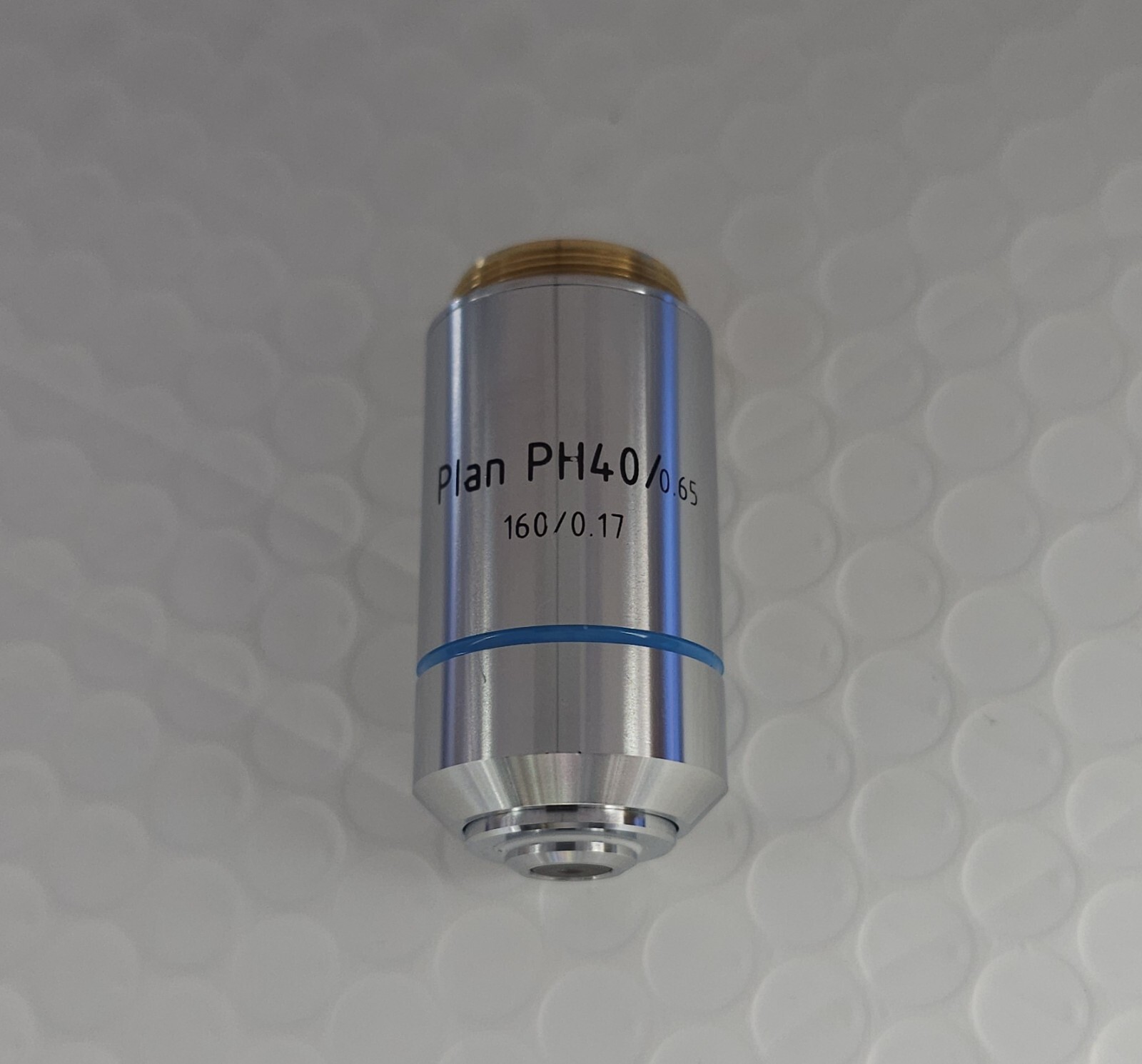 AMSCOPE PLAN 40PH/0.65 160/0.17 MICROSCOPE OBJECTIVE *PRE-OWNED*