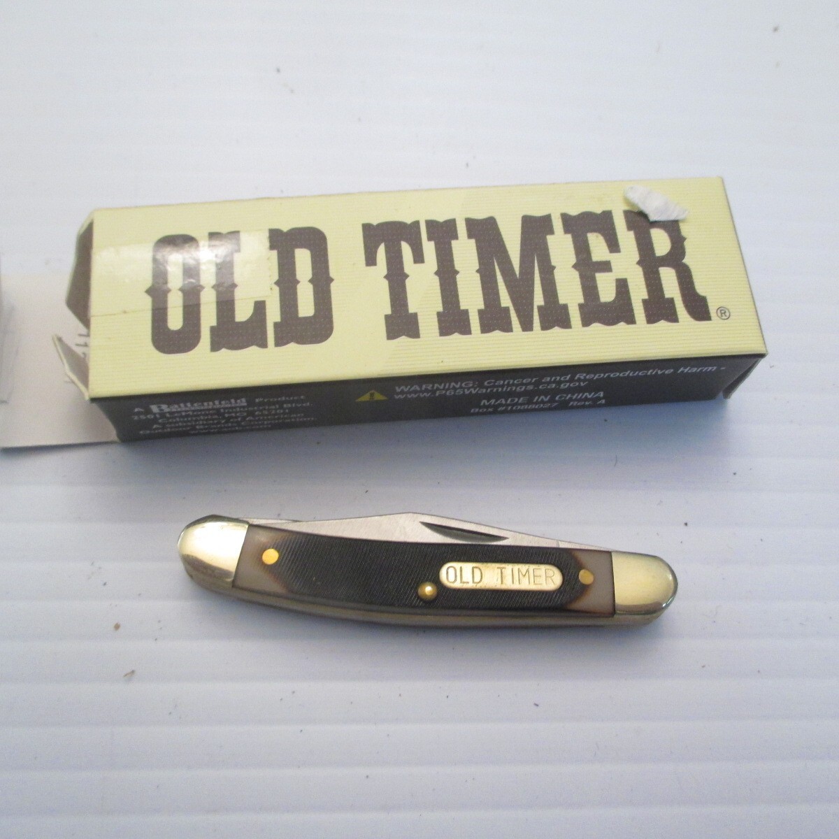 SCHRADE Old Timer Saw Cut Minuteman 2 Blade Folding Pocket Knife 104OT
