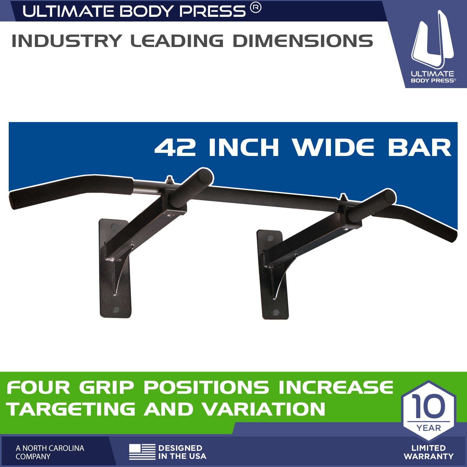 Wall Mount Pull Up Bar and Strap System