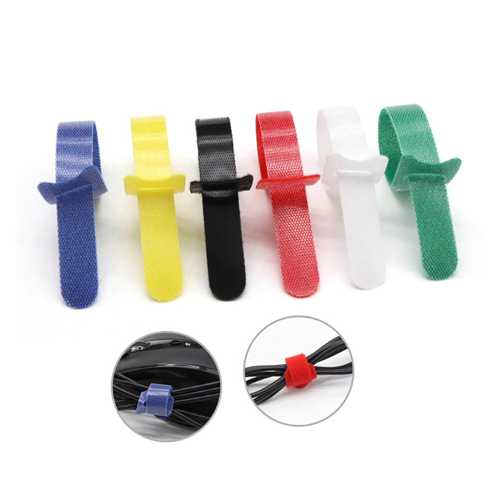 Reusable Ties Double Sided Hook & Loop Strapping Tape Cable Harness 12mm*150mm