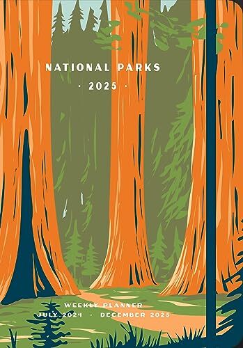 National Parks 2025 Weekly Pla - Hardcover - VERY GOOD