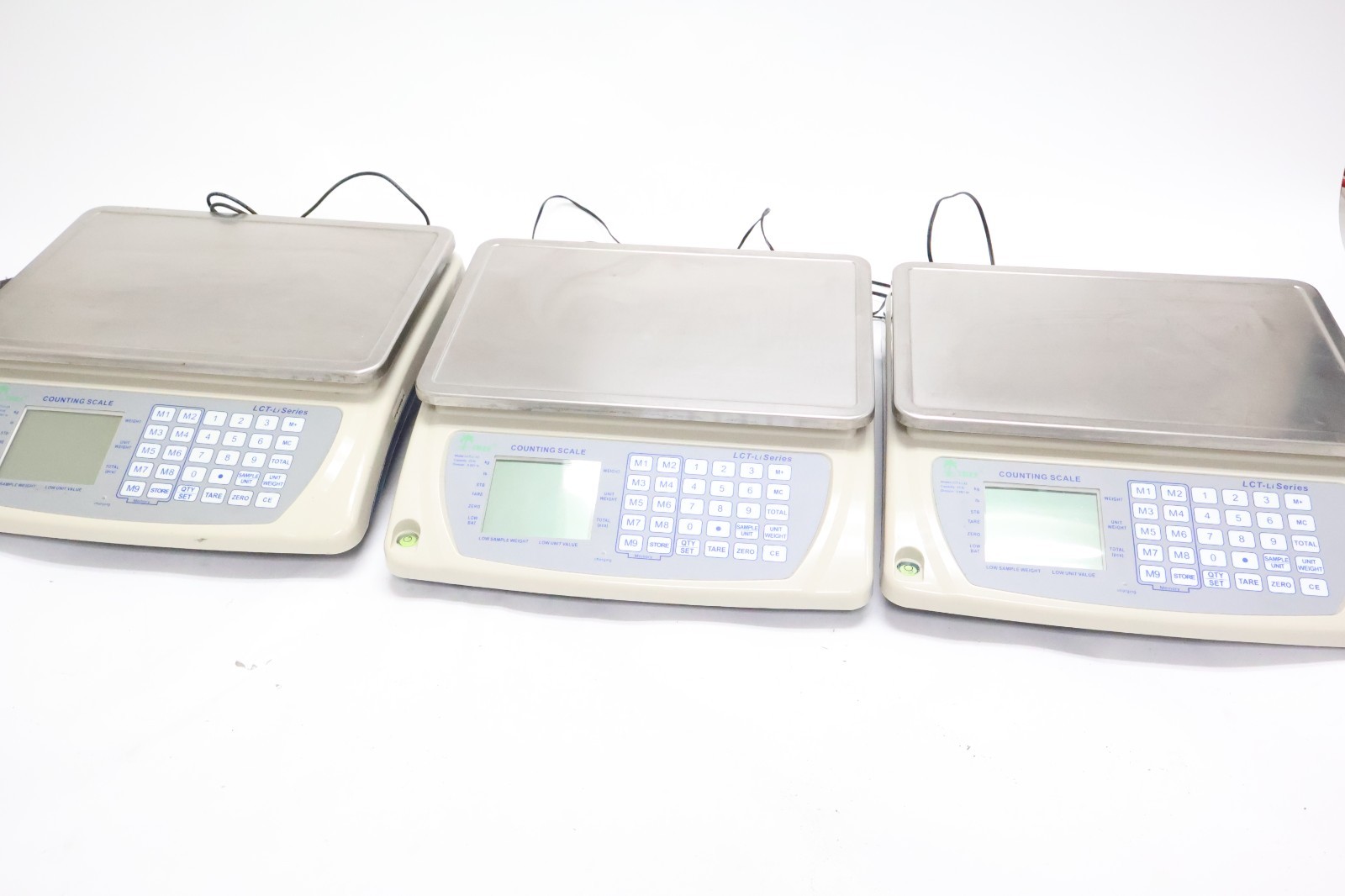 Tree LCT-Li-33 Counting Scale Digital Industrial Lot of 3 Used