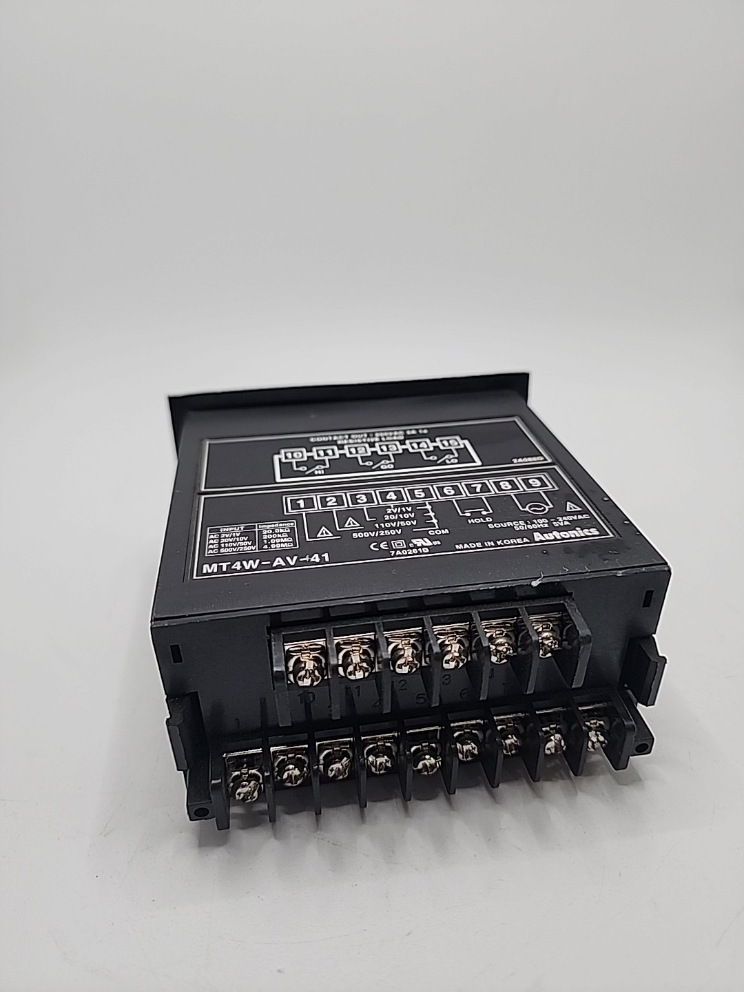 Autonics MT4W-AV-41 Digital Panel Meter, Used