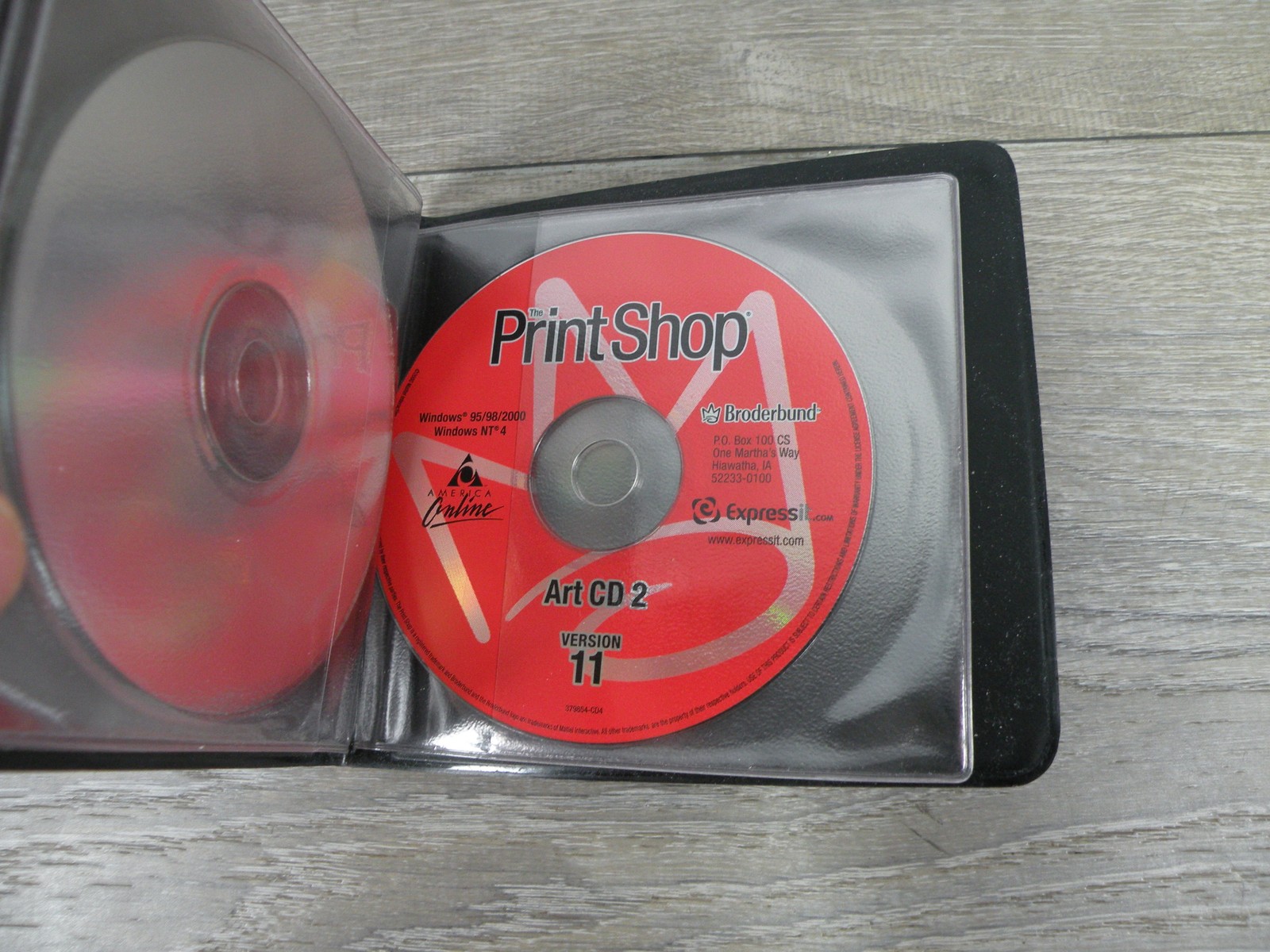 Broderbund The Print Shop Version 11 Software for Windows 95 98 2000 NT4 CD