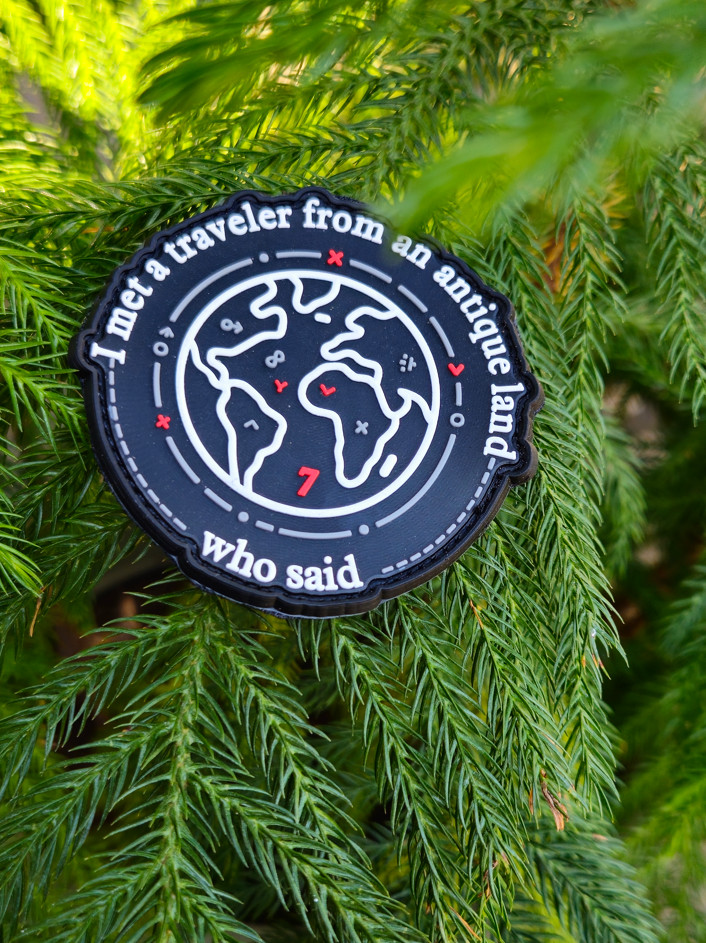 "Ancient Remnant" - PVC patch W/Hook backer 3x3