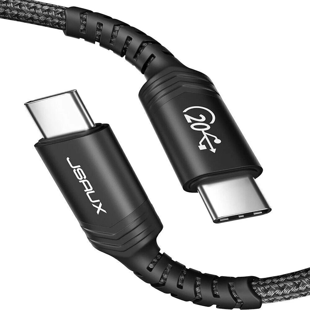 100W Dual Type-C Cable, USB C to USB C Fast Charging & Data Sync Cord