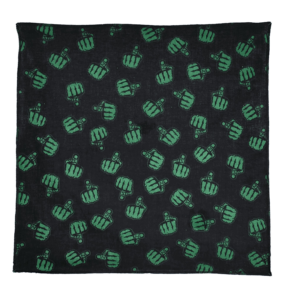 Bandana - Middle Finger - 21" x 21" - Cotton