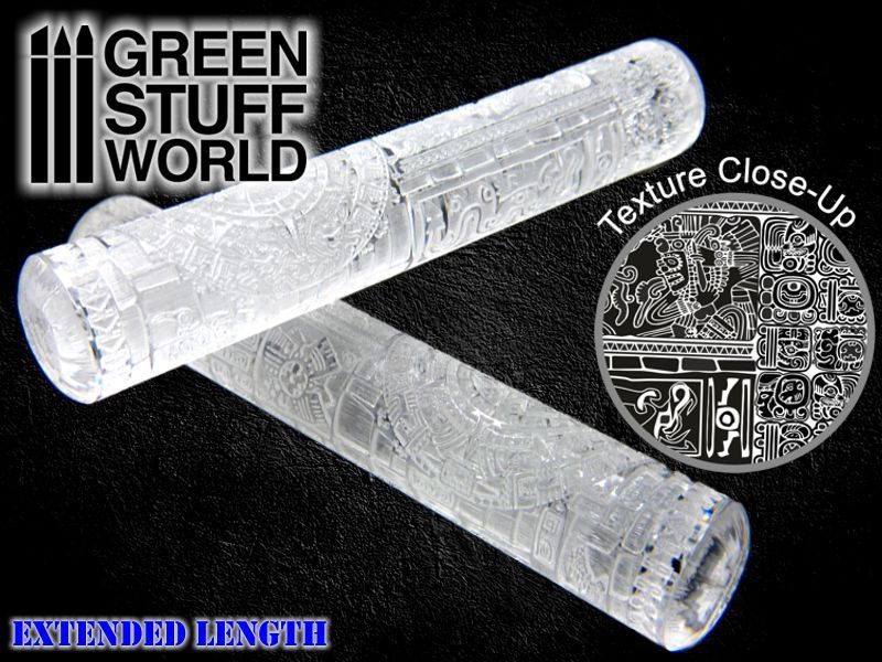 Rolling Pin - AZTEC Texture - Warhammer Bases, Lizards, Green Stuff 40K ...