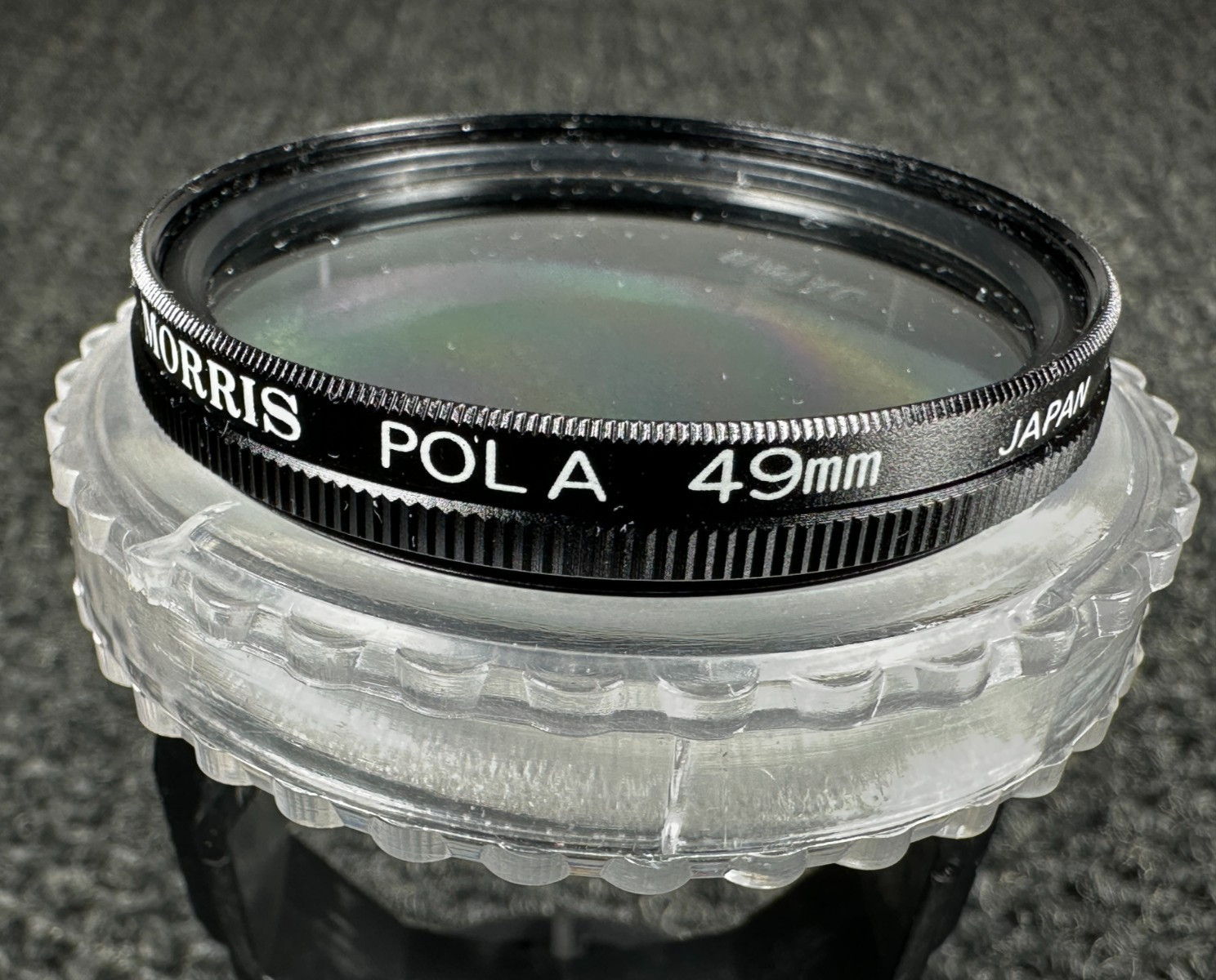 ☆ MORRIS 49mm Polarizing Screw-On Filter - Polarizer ☆ With Case ☆362