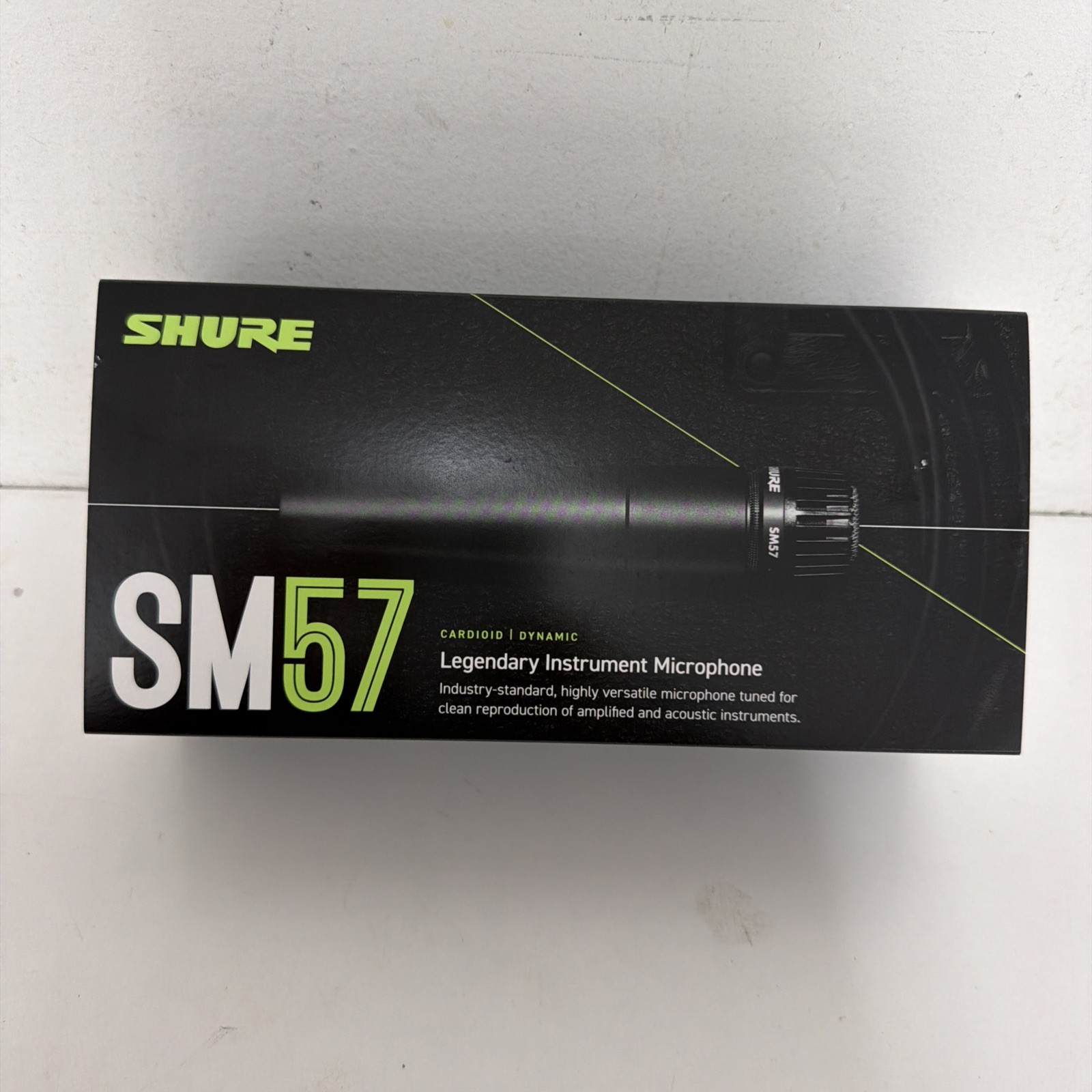 Shure SM57-LC Cardioid Wired Dynamic Instrument Microphone