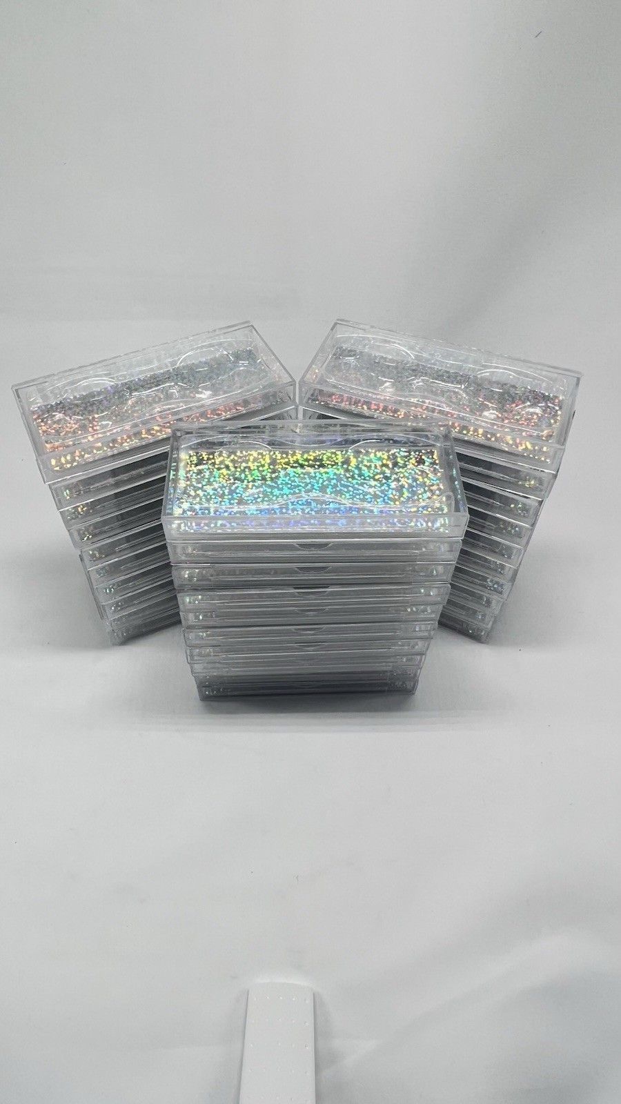 30 pack NEW Multipurpose Small Flat Plastic Cases for Jewelry, Crafts, Lashes