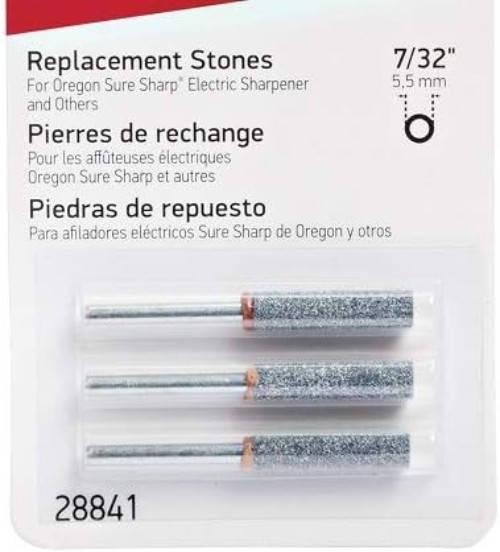 Precision 7/32-Inch Electric Sure Sharp Stones - Maintain Your Chainsaw Edge