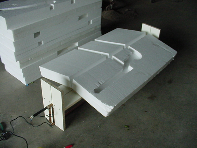 STYROFOAM hot wire cutter block eps foam craft 48" BOW only 4 foot cutting melt