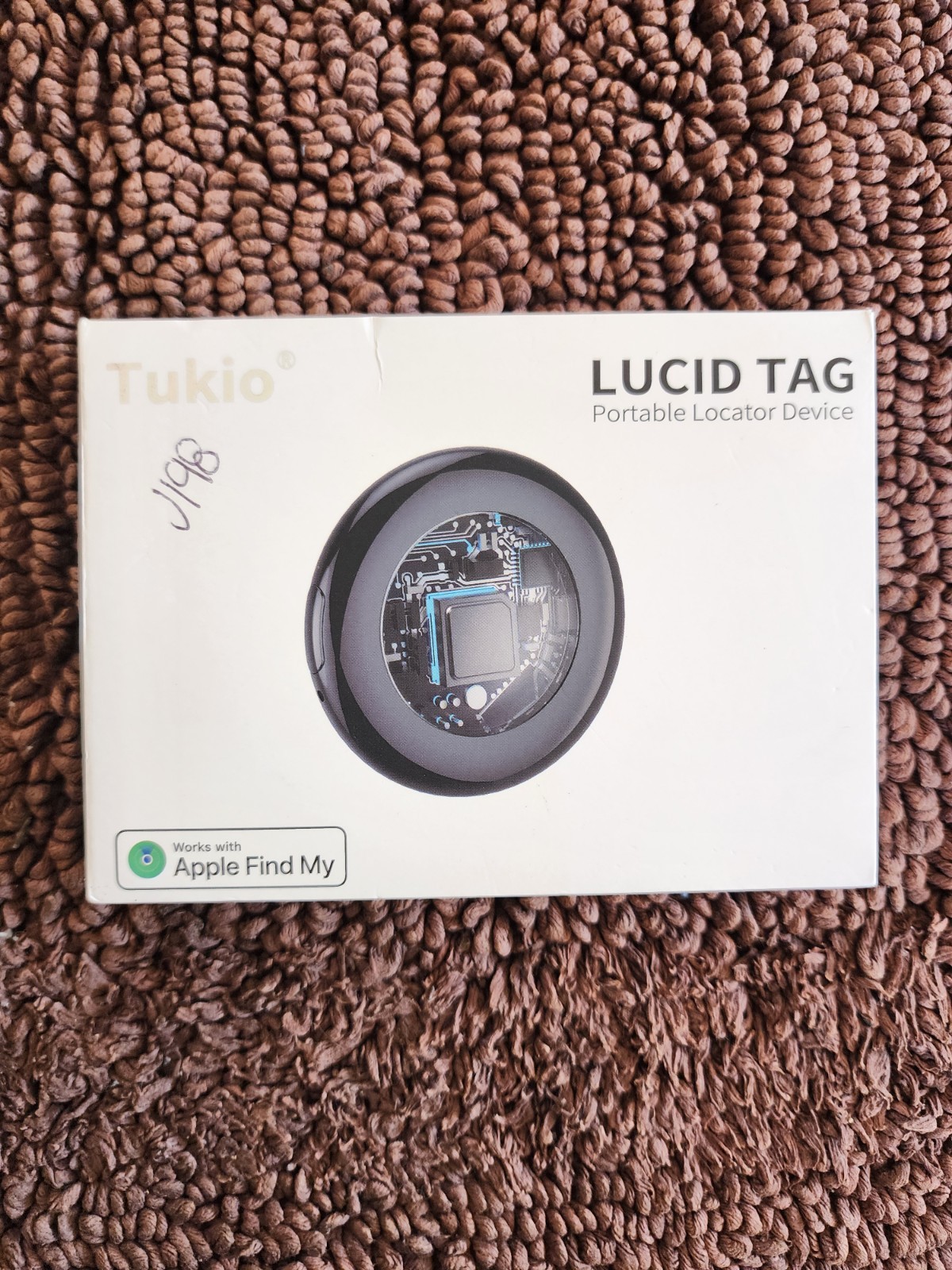Tukio Lucid Tag Portable Locator Apple MFi Bluetooth Find My Device- 3 Pack