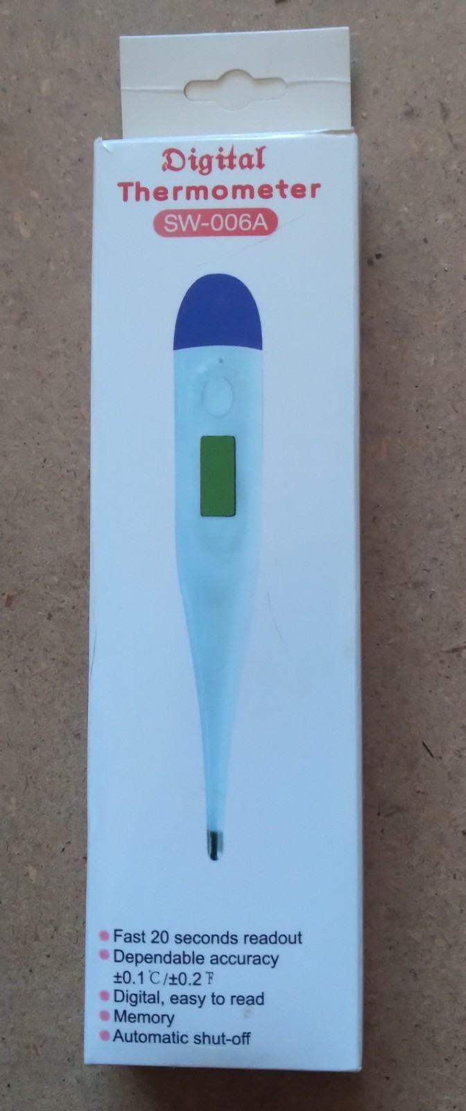 Digital Thermometer, NIP