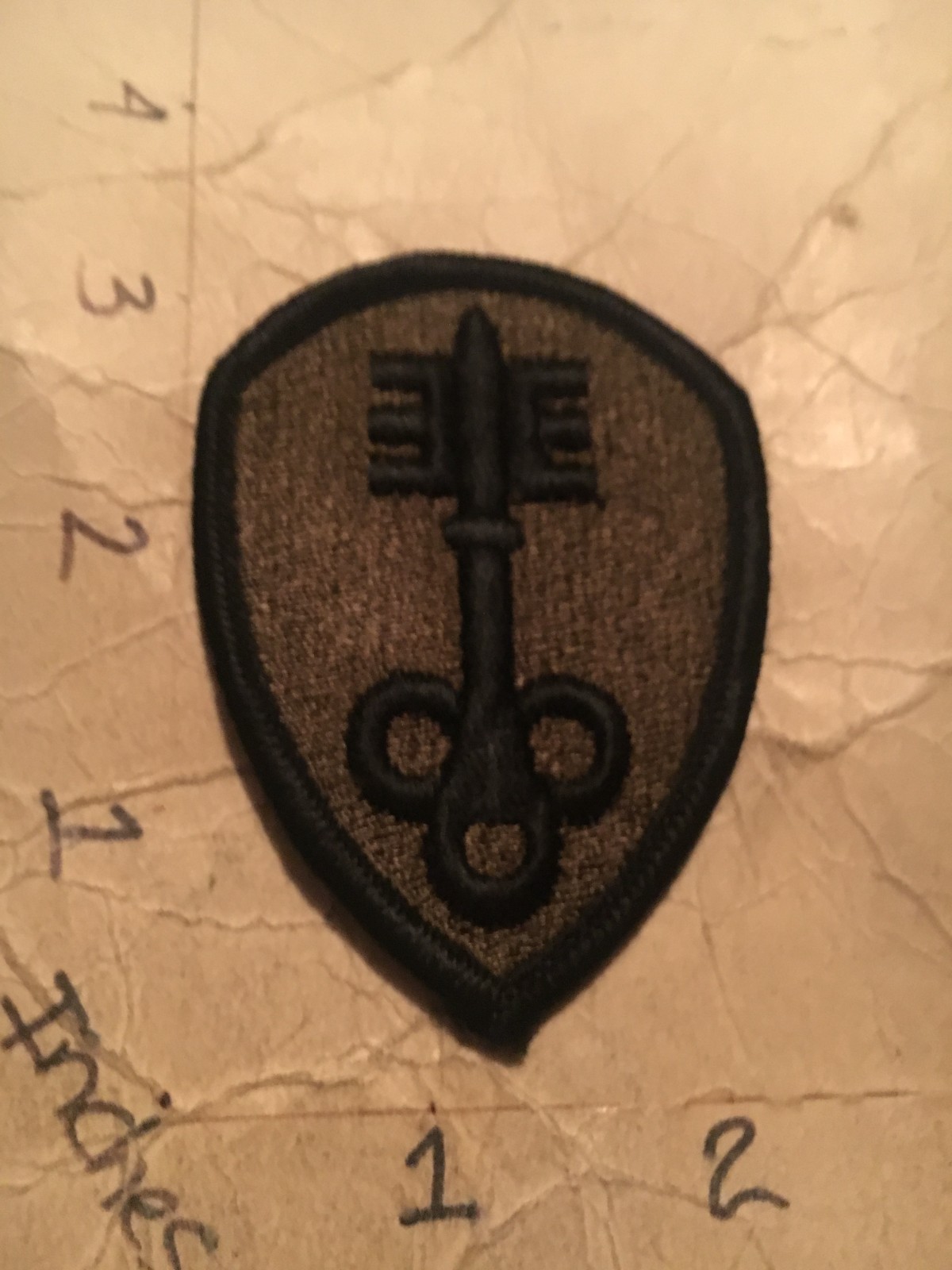US Army 300th M.P. Brigade m/e subdued patch 10/9/25