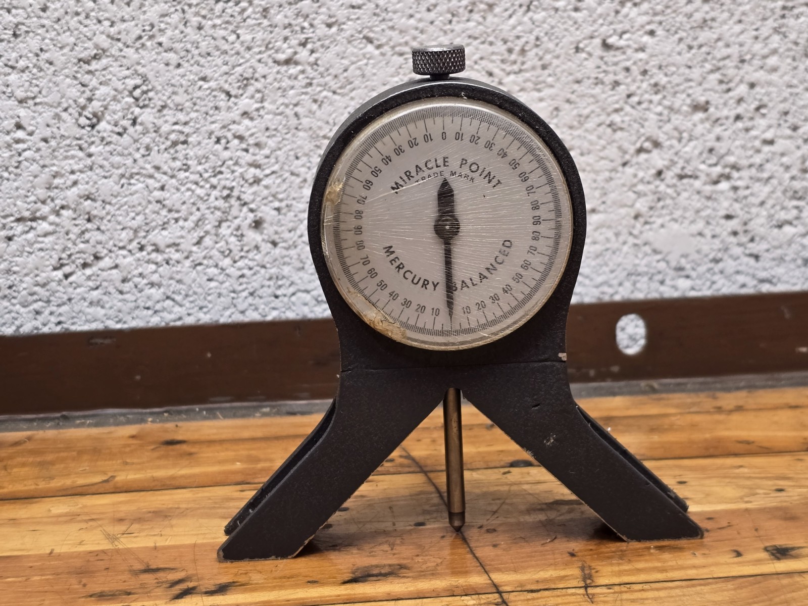 Legois Mfg. Miracle Point Indicator Protractor Magnetic Base Model 10 With Case