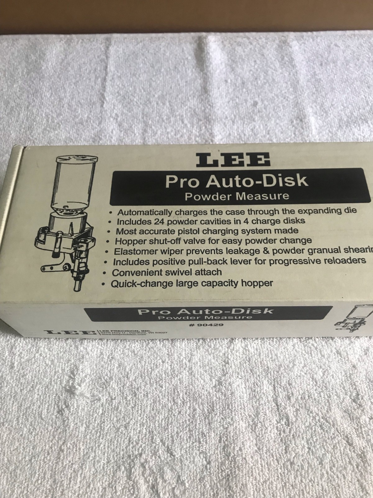 Lee Pro Auto Disk Powder Measure for Progressive Press 90429