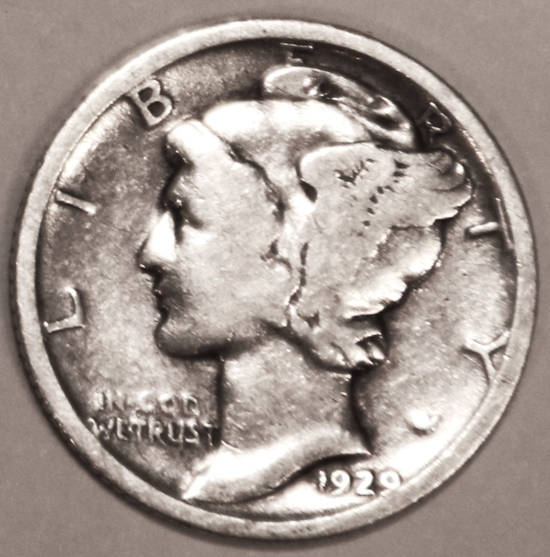1929-P Mercury Dime - Very Good - 5572ED - FREE SHIPPING