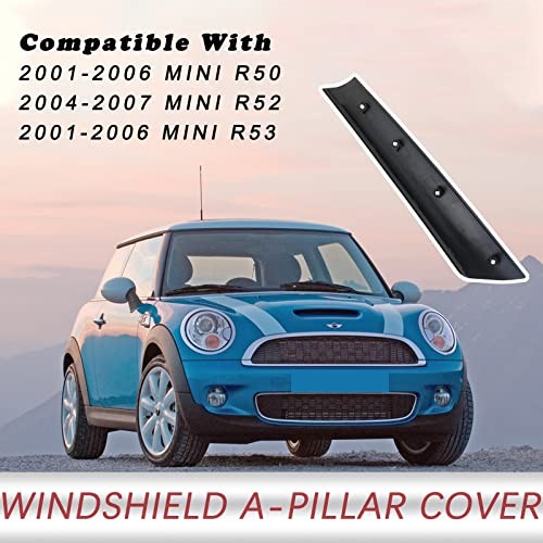 TQPONLY Windshield A Pillar Trim Molding,Front Left Driver Left Side (Single)