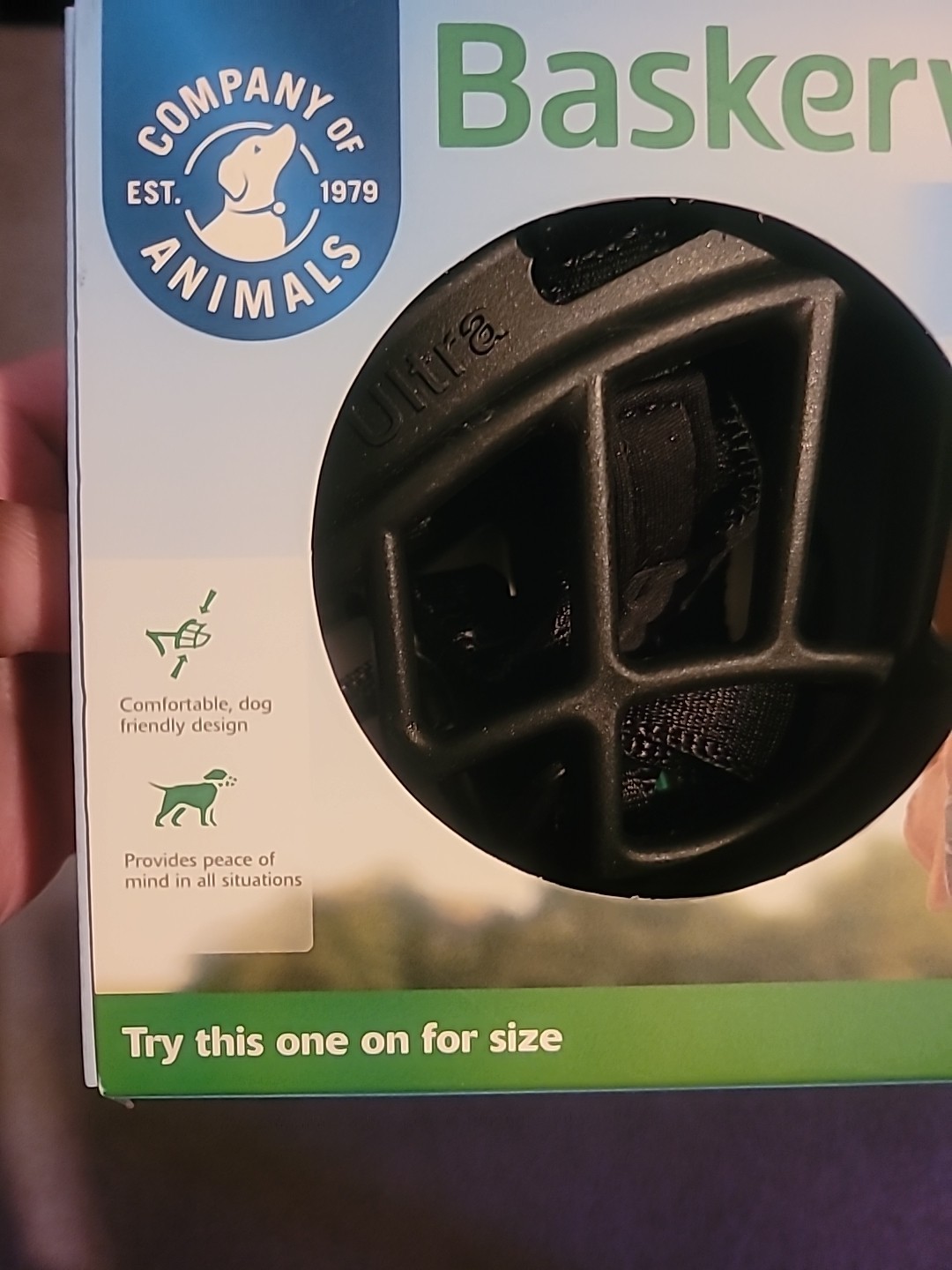 Baskerville Ultra Muzzle - Size 3 - Beagle Standard Poodle Cocker Corgi Size Dog