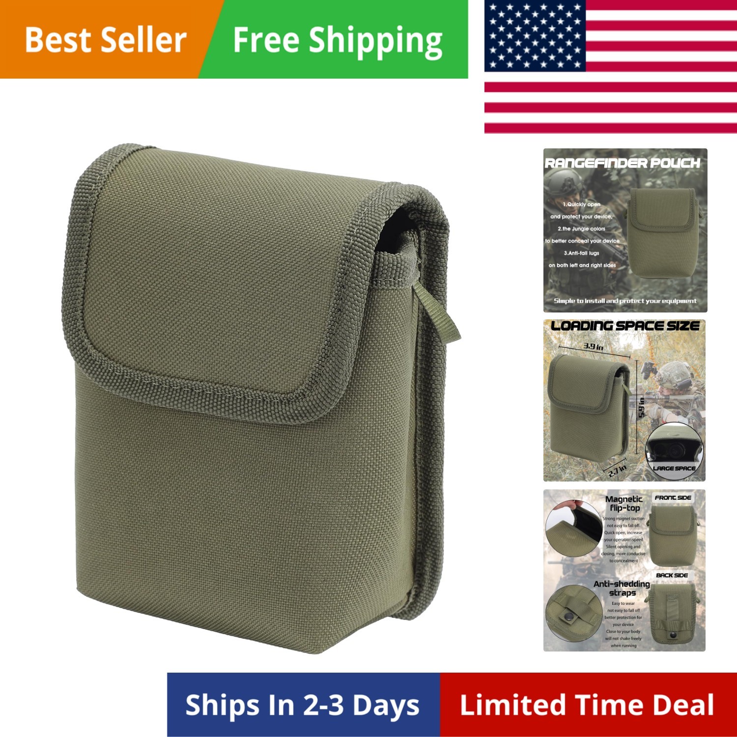 Rangefinder Pouch - Ultimate Protection Your Hunting Accessories Army Green