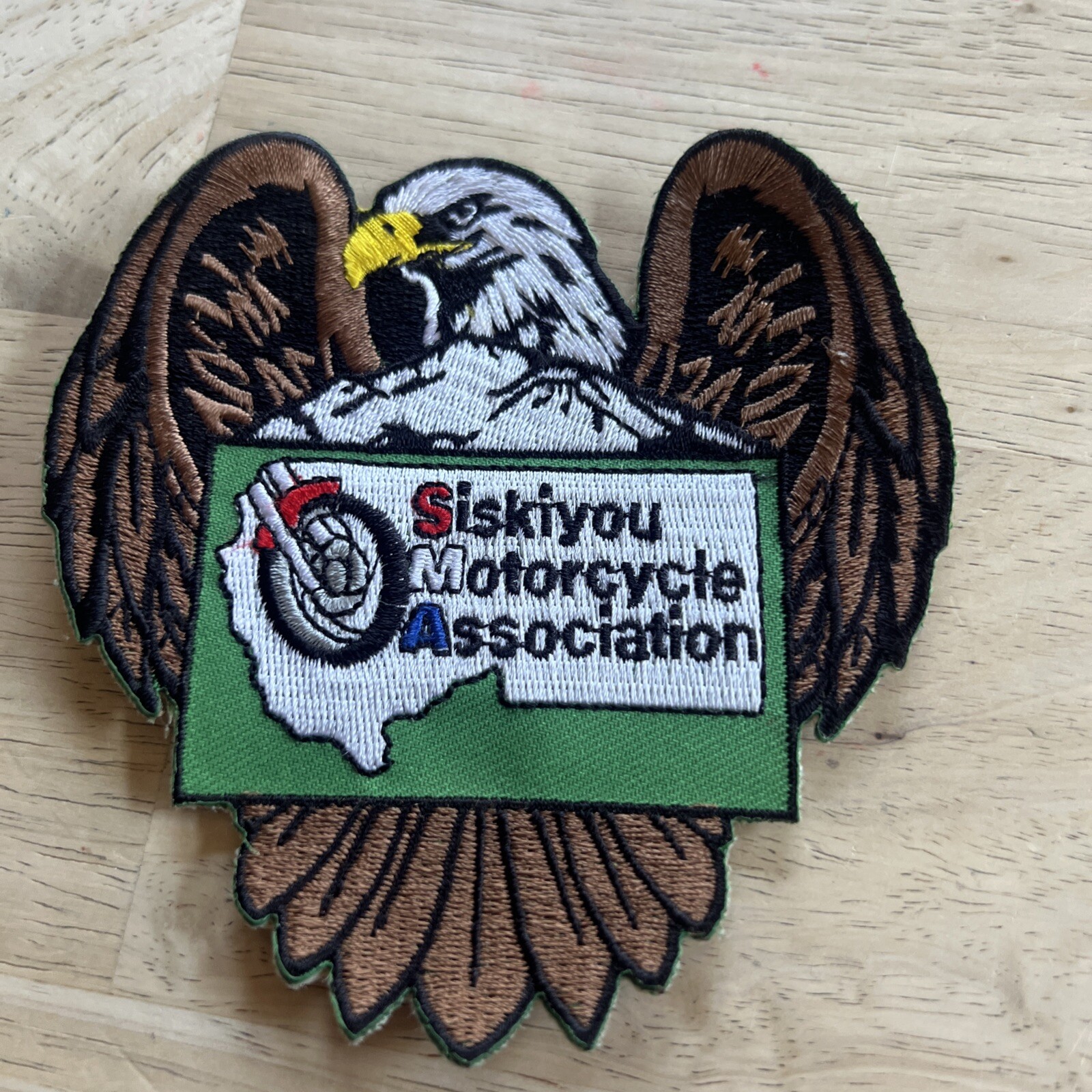 Vintage Siskiyou motorcycle Association patch
