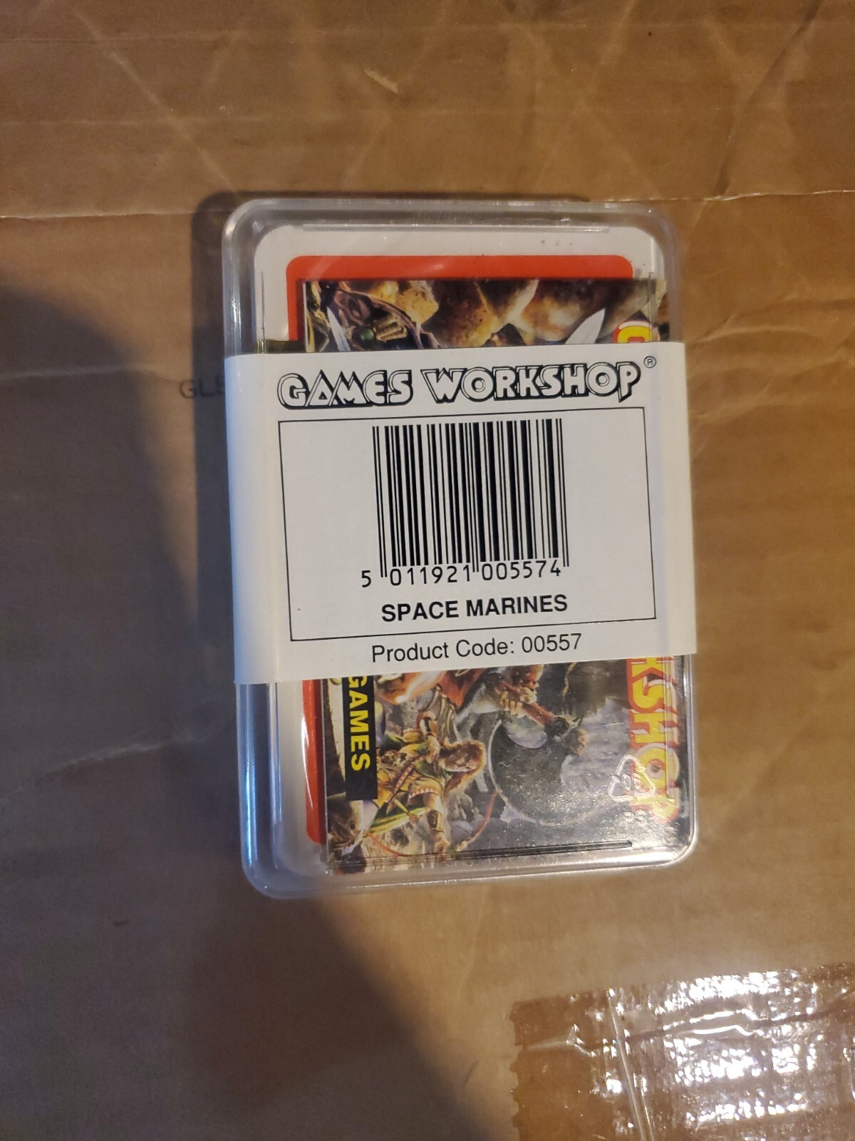 Citadel Games Workshop, WH40K Space Marine Combat Cards, sealed deck, code 00557