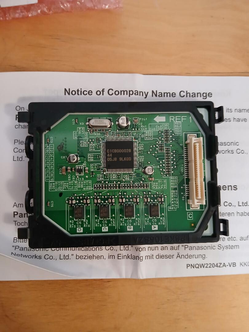 Panasonic KX-TDA5193 C.I.D. Card