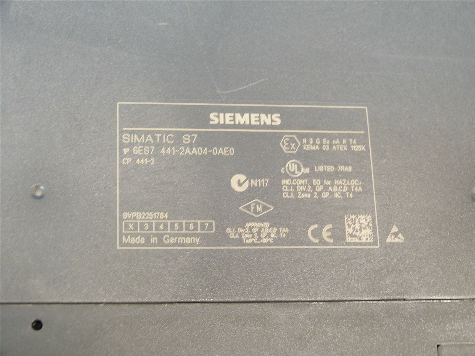 Siemens SIMATIC S7 Communications Module 6ES7441-2AA04-0AE0 (F28)