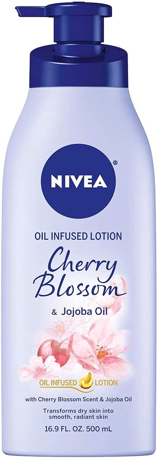 NIVEA Oil Infused Body Lotion, Moisturizing Body Lotion for Dry Skin, 16.9 Fl Oz