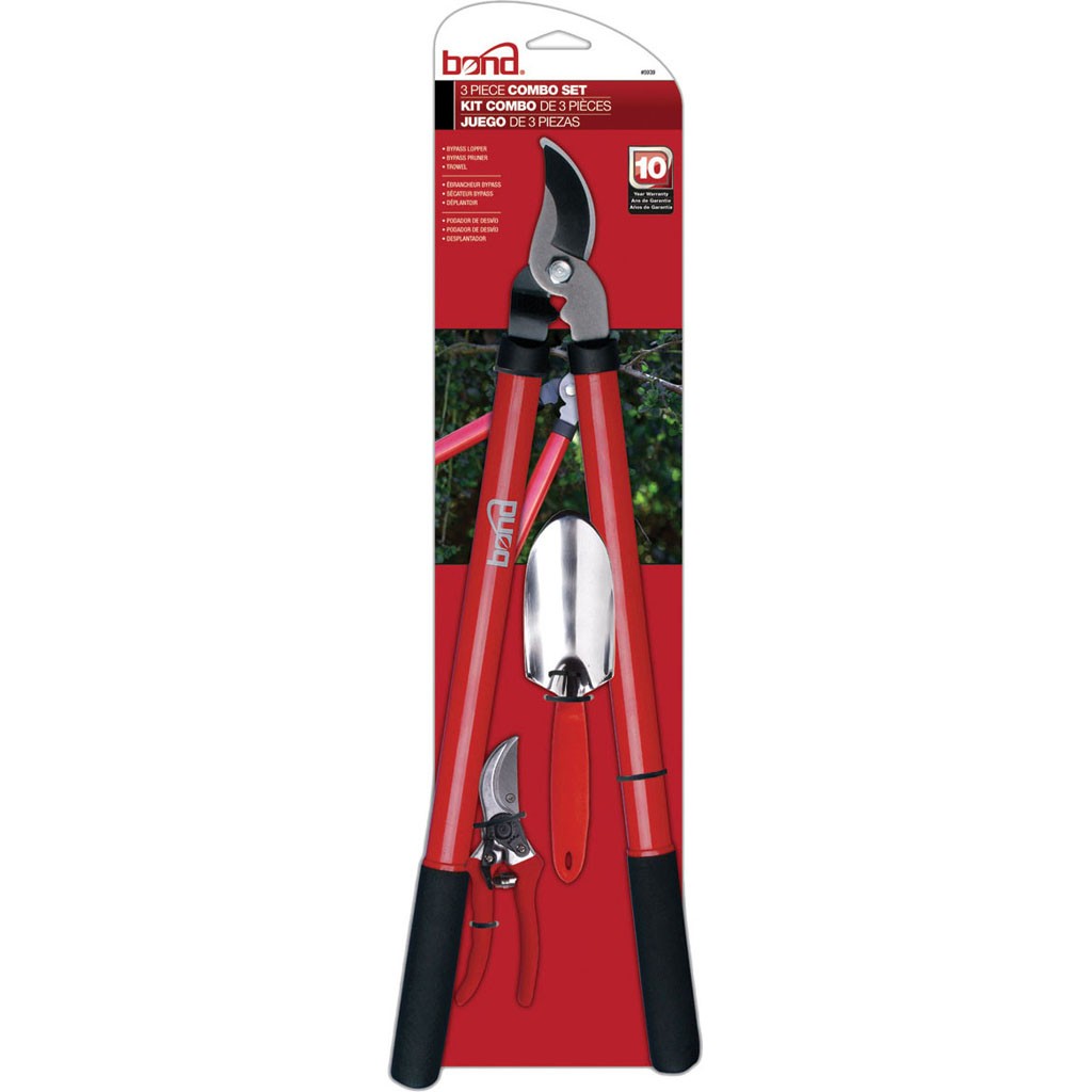 BOND LOPPER-PRUNER-TROWEL COMBO SET