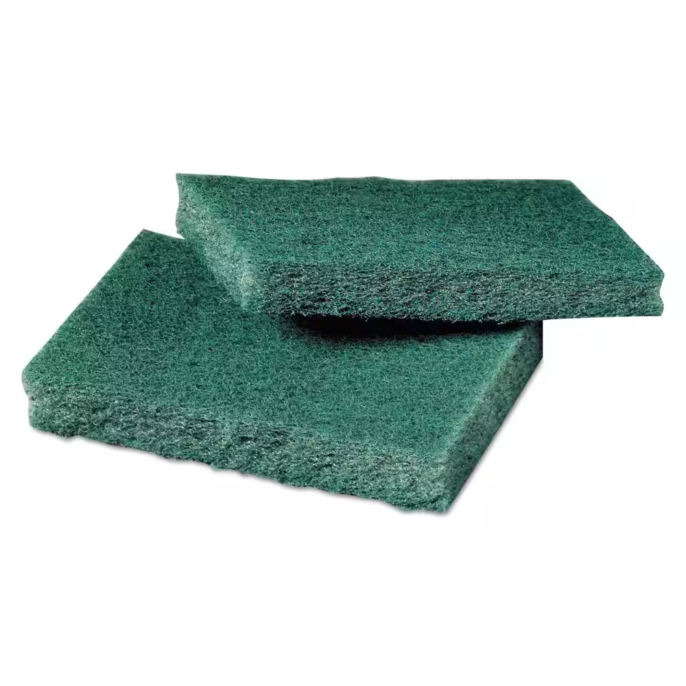 3 In. X 4-1/2 In. Green General Purpose Scrub Sponge Pad (40 per Box/2-Boxes per