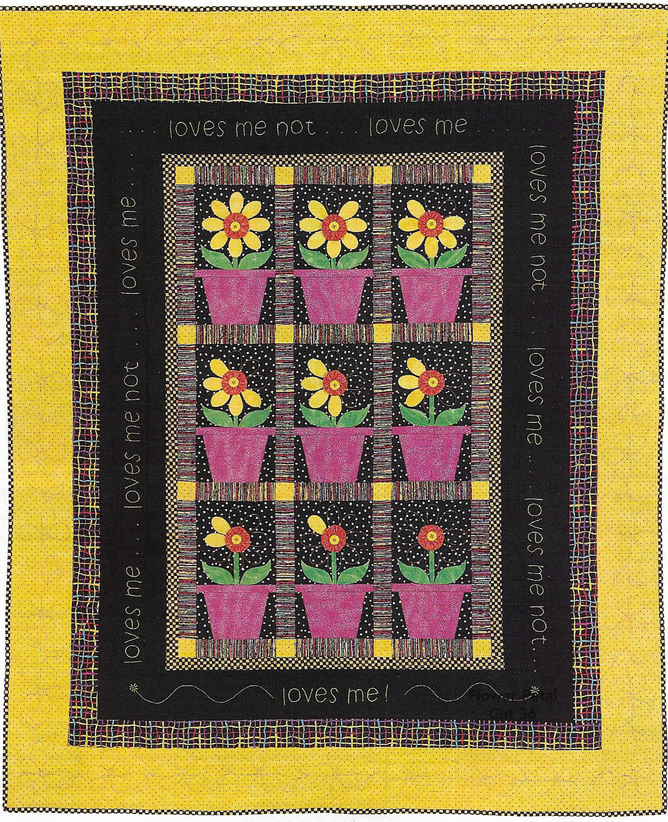 Loves Me! Quilt quilting pattern instructions