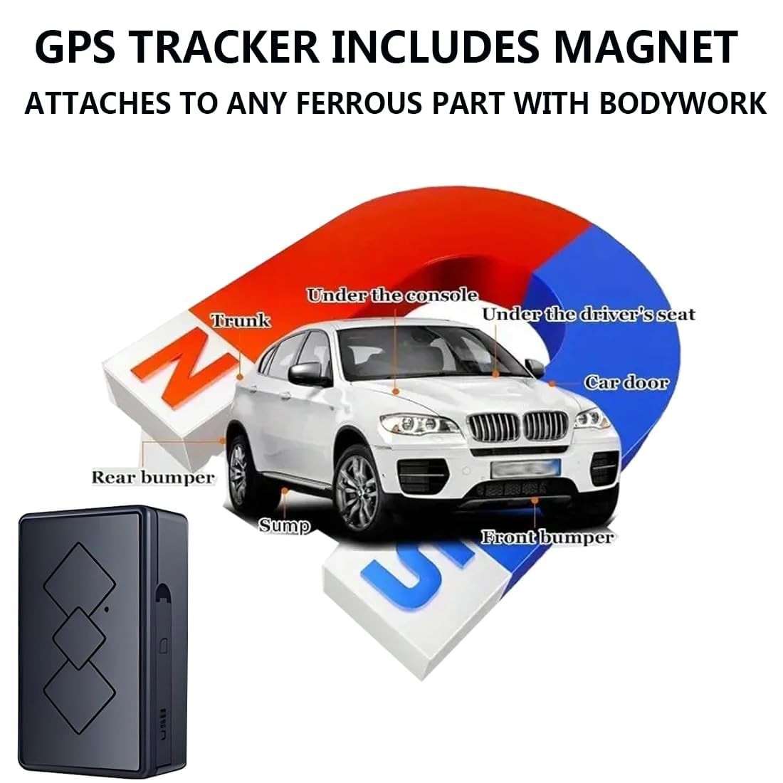 Mini GPS Tracker for Vehicles - Tracker Device for Vehicles No Subscription N...
