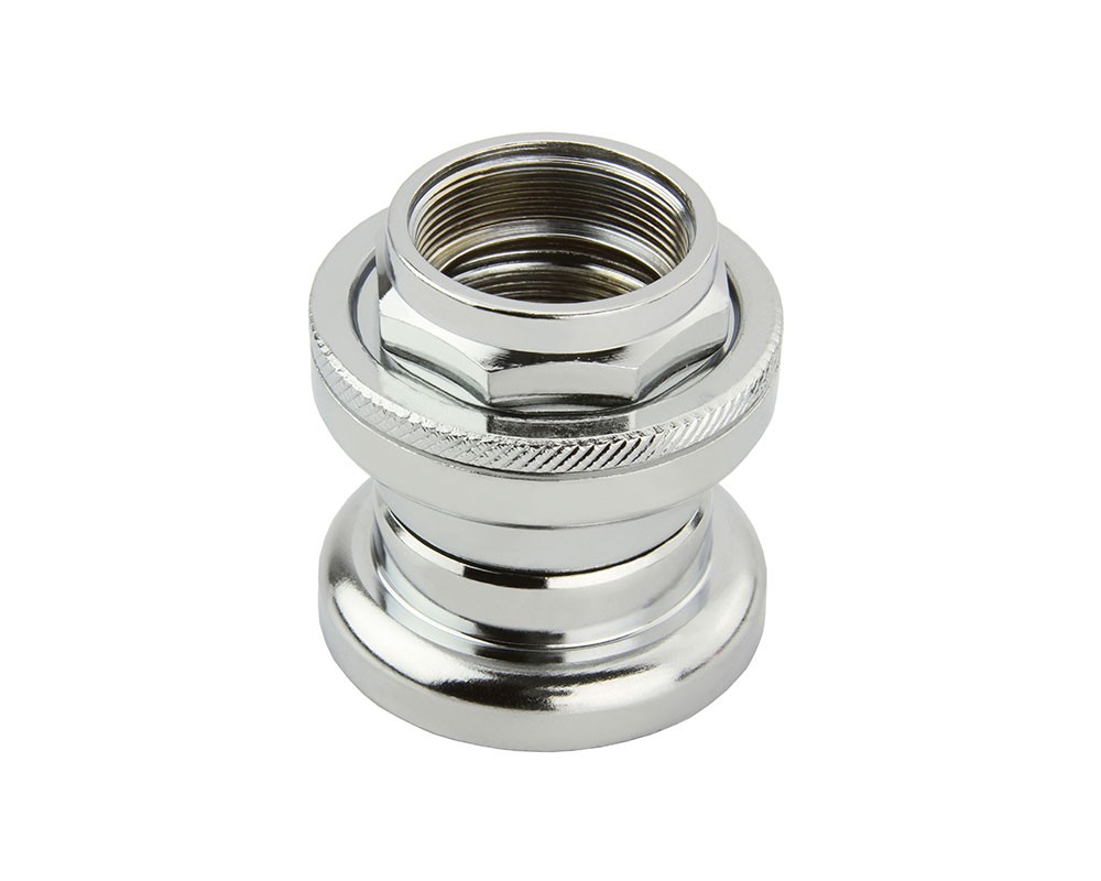 Bike Lowrider Threaded Steel Headset 21.1x32.5x27mm Chrome.